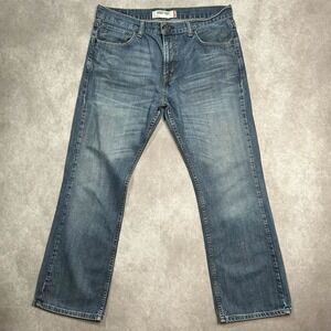 Levis 527 Jeans Mens (Fits 35x30) Medium Blue Denim Bootcut Cowboy Western Rodeo